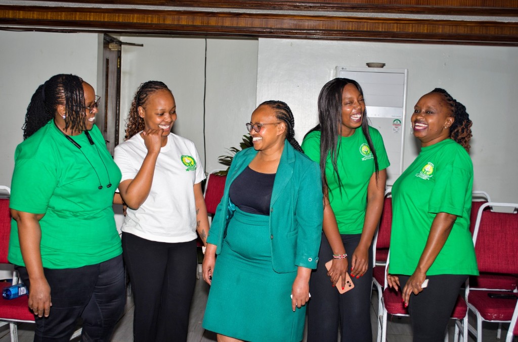 Team members celebrating at the 2025 AGM